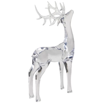 Northlight Standing Acrylic Deer Christmas Decoration - 15" 4 Northlight Standing Acrylic Deer Christmas Decoration - 15" - Image 4