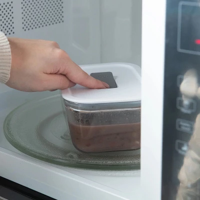 OU Glass Food Storage Container 5 Cup - Oven, Microwave, Freezer & Dishwasher Safe, Airtight Leak Proof Lid With Microwave Valve, Stackable Glass Jar 5 OU Glass Food Storage Container 5 Cup - Oven, Microwave, Freezer & Dishwasher Safe, Airtight Leak Proof Lid With Microwave Valve, Stackable Glass Jar - Image 5