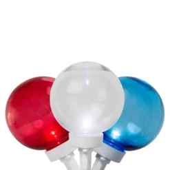 Northlight Patriotic LED G40 Christmas Lights - Red, White And Blue - 11' White Wire - 25ct -Northlight Shop GUEST 02ab8bee bf4d 4535 be08 88aab7e95929