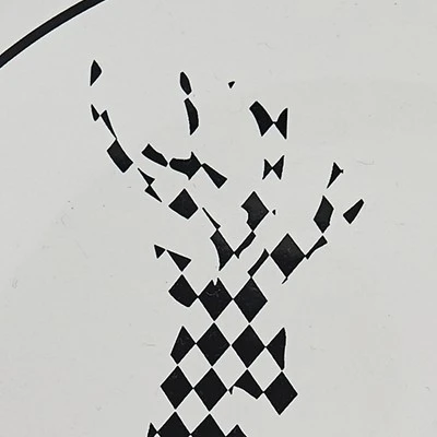 Split P Harlequin Deer Salad Plate Set 2 Split P Harlequin Deer Salad Plate Set - Image 2