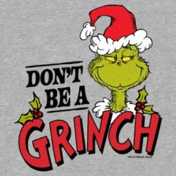 Boy's Dr. Seuss Christmas Don't Be A Grinch T-Shirt