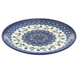 Blue Rose Polish Pottery Vena Dessert Plate -Northlight Shop GUEST 09e6c8fe 9393 4a03 87c7 ae18cd5dc210