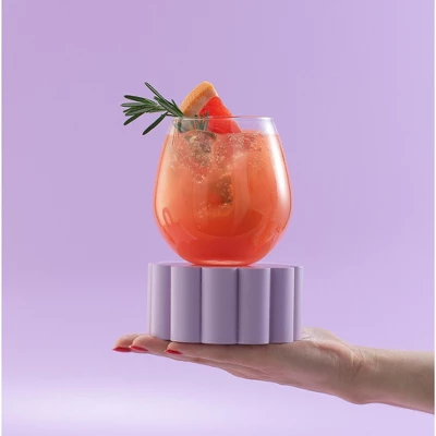 JoyJolt Spirits Stemless Wine Glasses For White Or Red Wine - Set Of 8 -15-Ounces 1 JoyJolt Spirits Stemless Wine Glasses For White Or Red Wine - Set Of 8 -15-Ounces