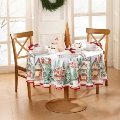 Elrene Storybook Christmas Village Holiday Tablecloth - Elrene Home Fashions 11 Elrene Storybook Christmas Village Holiday Tablecloth - Elrene Home Fashions -Northlight Shop GUEST 104ae28d b426 4e4f 9b0f 54aebb7e8bc5