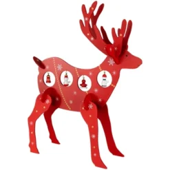 Northlight Reindeer Cut-Out Ornament Holder Christmas Decoration - 13.25" - Red And White -Northlight Shop GUEST 1dd9e37f b9a9 4b3c 8f52 7197ed85180b