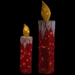 Northlight LED Lighted Candles Outdoor Christmas Decorations - 22.75" - Red - Set Of 2 10 Northlight LED Lighted Candles Outdoor Christmas Decorations - 22.75" - Red - Set Of 2 -Northlight Shop GUEST 1ddd746f 9b99 423d b751 df269f866da7