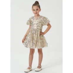 2Bunnies Christmas New Year Holiday Girl Gold Shimmer Sparkle Sequin Dress Puff Sleeve 9 2Bunnies Christmas New Year Holiday Girl Gold Shimmer Sparkle Sequin Dress Puff Sleeve -Northlight Shop GUEST 23c0c984 e9d2 4073 acb2 9f2bf31ad9c4