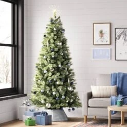 7.5' Full Virginia Pine Artificial Christmas Tree - Wondershopâ„¢