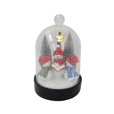 Transpac Light Up Snowmen In Cloche Decorative Figurines Multicolor Battery Operated Indoor Christmas Tabletop Decor 1 Transpac Light Up Snowmen In Cloche Decorative Figurines Multicolor Battery Operated Indoor Christmas Tabletop Decor