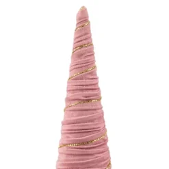 Northlight Twisted Cone Tree With Shiny Garland Christmas Decoration - 15.25" - Pink -Northlight Shop GUEST 2d585c3a ac19 4e89 8e06 2a940d2d7467