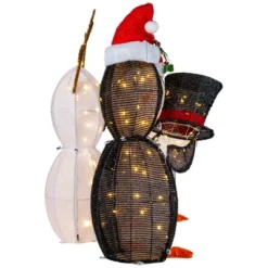 Northlight LED Lighted Penguins Building Snowman Outdoor Christmas Decoration - 35" - Set Of 3 -Northlight Shop GUEST 36299c3d 2003 4197 a243 9f55cd15ffac