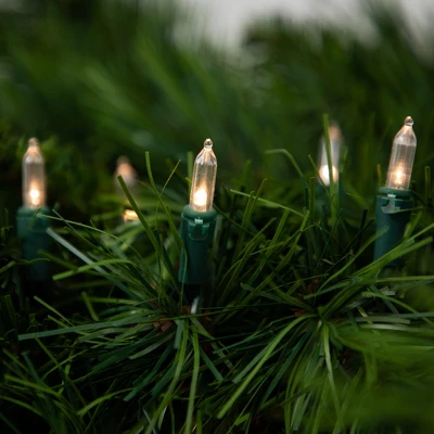 Northlight LED Mini Christmas Lights - Warm White - 15.75’ Green Wire - 50ct 2 Northlight LED Mini Christmas Lights - Warm White - 15.75’ Green Wire - 50ct - Image 2