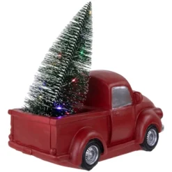 Northlight LED Lighted Pine Tree In Vintage Truck Christmas Decoration - 10" - Red -Northlight Shop GUEST 50f6d89a 634c 45ae aac9 aefd267fef8e