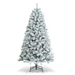 Costway 6/7.5/9 Ft Snow Flocked Hinged Artificial Christmas Tree Unlit Metal -Northlight Shop GUEST 58b0e8c7 4690 4218 bc5e 93587dc88c77