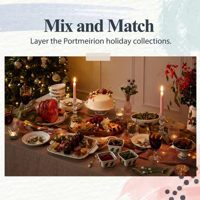 Portmeirion The Holly And The Ivy 8-inch Christmas Salad Plates (Set Of 6) - Festive Tableware, Holly Motif, Microwave, Dishwasher, Freezer, Oven Safe 6 Portmeirion The Holly And The Ivy 8-inch Christmas Salad Plates (Set Of 6) - Festive Tableware, Holly Motif, Microwave, Dishwasher, Freezer, Oven Safe - Image 6