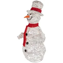 Northlight Lighted Glittered Rattan Snowman Outdoor Christmas Decoration - 28" - Clear Lights 8 Northlight Lighted Glittered Rattan Snowman Outdoor Christmas Decoration - 28" - Clear Lights -Northlight Shop GUEST 5ef179c8 8931 44a7 94c8 d0231dd45ab6