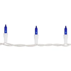 Northlight Mini Incandescent Christmas Lights - Blue - 7' White Wire - 35ct -Northlight Shop GUEST 5fd6cb38 f9a6 4123 b50d a49a5a34f064
