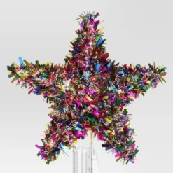 11" Lit-Led Multi Tinsel Star Twinkle Warm White Lights Christmas Tree Topper - Wondershop™ -Northlight Shop GUEST 679e2025 0a32 4c2c 9ed7 22afd1274717