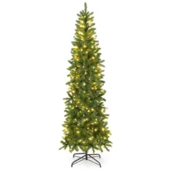 Costway 6 FT/7.5 FT Pre-Lit Hinged Artificial Christmas Tree W/ 648/796 Tips & 270/350 LED Lights -Northlight Shop GUEST 68670cf3 85d9 4217 9d2e a11f6cb4ca15
