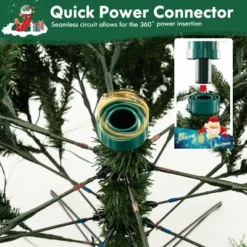 Costway 7 FT Pre-Lit Christmas Tree 3 Modes Hinged With Quick Power Connector & 500 Lights -Northlight Shop GUEST 6aff8ea7 adf1 42f6 bc0c 167f729a744f
