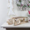 Northlight Rustic Wooden Sleigh With Twine Rope Christmas Wall Decoration - 16"