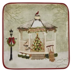 Park Designs Red Vintage Town Square Salad Plate Set Of 4 -Northlight Shop GUEST 711e463d 48c8 414f aa1b 2142167256bc