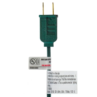 Northlight Transparent G40 Globe Indoor Outdoor Patio Christmas Light Set - MultiColor - 9' Green Wire - 10ct 2 Northlight Transparent G40 Globe Indoor Outdoor Patio Christmas Light Set - MultiColor - 9' Green Wire - 10ct - Image 2