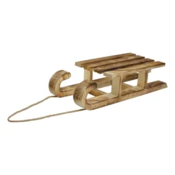 Northlight Rustic Wooden Sleigh With Twine Rope Christmas Wall Decoration - 16" -Northlight Shop GUEST 72251e16 40ae 43bf aac1 9c715ff990c5