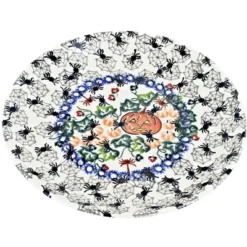 Blue Rose Polish Pottery Vena Dessert Plate -Northlight Shop GUEST 7383990d 5a01 439e 9c77 b44d3a03a596