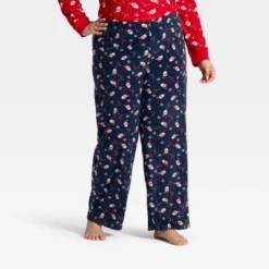 Women's Santa Print Microfleece Holiday Matching Family Pajama Pants - Wondershop™ Navy Blue -Northlight Shop GUEST 7385cb31 c4e3 4605 b220 2a87b1b2f5cb