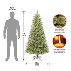 6' Unlit Hinged Arcadia Cashmere Pine Artificial Christmas Tree - National Tree Company -Northlight Shop GUEST 75c22921 0693 4003 bb26 570d128f8caa