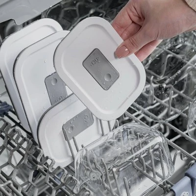 OU Glass Food Storage Container 5 Cup - Oven, Microwave, Freezer & Dishwasher Safe, Airtight Leak Proof Lid With Microwave Valve, Stackable Glass Jar 4 OU Glass Food Storage Container 5 Cup - Oven, Microwave, Freezer & Dishwasher Safe, Airtight Leak Proof Lid With Microwave Valve, Stackable Glass Jar - Image 4