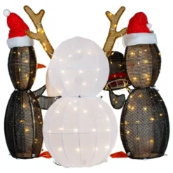 Northlight LED Lighted Penguins Building Snowman Outdoor Christmas Decoration - 35" - Set Of 3 -Northlight Shop GUEST 7a03f7a1 0167 471d 99db 6bba7771489c