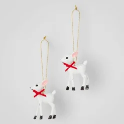 2ct Retro Small Deer Christmas Tree Ornament Set - Wondershop™ -Northlight Shop GUEST 7c0f36db 45f8 4ef9 97b1 4b6255db4cfb