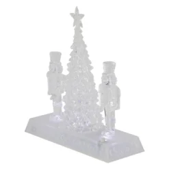 Northlight LED Lighted Icy Crystal Nutcracker And Christmas Tree Decoration - 9" - White Lights -Northlight Shop GUEST 7e46ae7c 56da 4efa 8543 be81ee841989