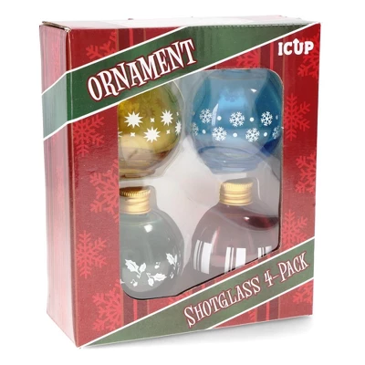 ICUP, Inc. Holiday Ornament Shot Glass Set (4-Pack) 3 ICUP, Inc. Holiday Ornament Shot Glass Set (4-Pack) - Image 3