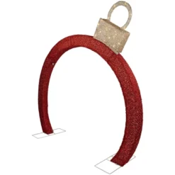 Northlight 4.25' Red LED Lighted Ornament Arch Outdoor Christmas Decoration - Warm White Lights -Northlight Shop GUEST 860be441 0648 4b28 a71e 71254a8fc3c0
