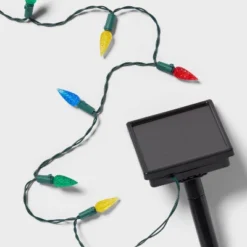 50ct Solar LED Faceted Christmas Indoor Outdoor String Lights With Green Wire - Wondershop™ -Northlight Shop GUEST 88f8c51e c2b6 42f8 b56c f28a40bbcf22