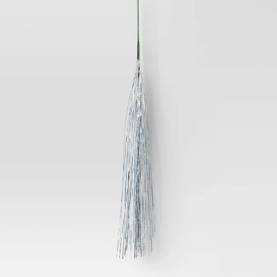 Christmas Silver Tinsel Picks - Wondershop™ 2 Christmas Silver Tinsel Picks - Wondershop™ - Image 2