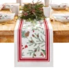 Winter Holiday Berry Fabric Table Runner - Mulitcolor - 13x70 - Elrene Home Fashions