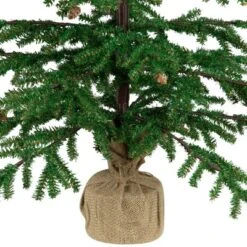 Northlight Medium Artificial Christmas Tree With Pine Cones In Burlap Base - 4' - Unlit 9 Northlight Medium Artificial Christmas Tree With Pine Cones In Burlap Base - 4' - Unlit -Northlight Shop GUEST 8d09a4b8 9927 4b80 9adc 0b6302bbb34f