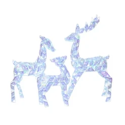 LuxenHome 3-Piece Multi-Color Snowflake Deer Family Outdoor Holiday Decoration With 460 Lights 12 LuxenHome 3-Piece Multi-Color Snowflake Deer Family Outdoor Holiday Decoration With 460 Lights -Northlight Shop GUEST 8ec00f2f 8efa 4773 a2b7 baf7858a38ef