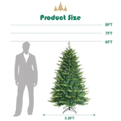Costway 6ft7ft8ft App-Controlled Pre-lit Christmas Tree Multicolor Lights W/ 15 Modes -Northlight Shop GUEST 938732c0 d51a 42ad 94f3 ad8d84f24cd7