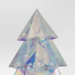 9.6" Christmas Lit Iridescent Tree Decor - Wondershop™ -Northlight Shop GUEST 945a9b85 4289 4d39 9b07 fbce33307243