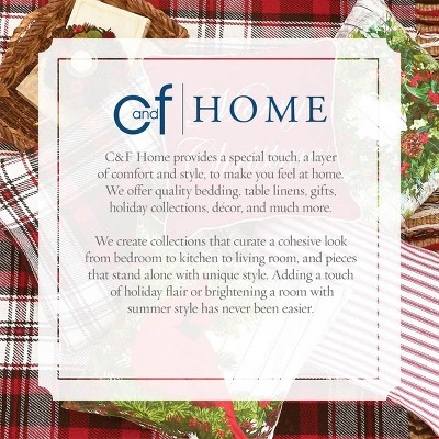 C&F Home Axel Plaid Table Runner 13" X 72" 2 C&F Home Axel Plaid Table Runner 13" X 72" - Image 2