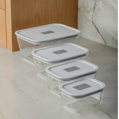 OU Glass Food Storage Container 5 Cup - Oven, Microwave, Freezer & Dishwasher Safe, Airtight Leak Proof Lid With Microwave Valve, Stackable Glass Jar 10 OU Glass Food Storage Container 5 Cup - Oven, Microwave, Freezer & Dishwasher Safe, Airtight Leak Proof Lid With Microwave Valve, Stackable Glass Jar - Image 10