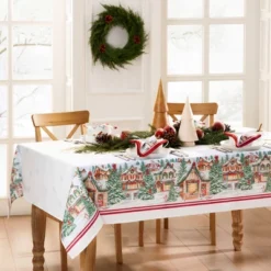 Elrene Storybook Christmas Village Holiday Tablecloth - Elrene Home Fashions 9 Elrene Storybook Christmas Village Holiday Tablecloth - Elrene Home Fashions -Northlight Shop GUEST 9ce6a108 d049 4807 b9d1 e4b47e31502f