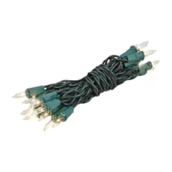 Novelty Lights 20 Light Christmas Craft Mini Light Set, Non-Connectable, Green Wire, 8' Long -Northlight Shop GUEST 9e33cef4 99e2 4a22 84fe 5701385f0929