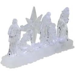 Northlight LED Lighted Nativity Scene Acrylic Christmas Decoration - 12.25" -Northlight Shop GUEST a0e4a059 ca60 4c76 9ed2 a696af156ec7
