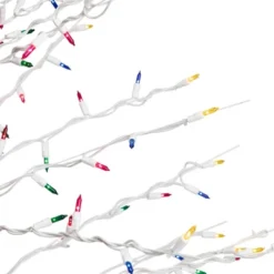 Northlight 6' Prelit Artificial Christmas Tree White Lighted Cascade Twig Outdoor Decoration - Multi-Color Lights -Northlight Shop GUEST a11eebe6 e513 4ddb a13e c1ccd246a817